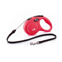 FLEXI NEW CLASSIC S CZERWONA - 5M DO 12KG - LINKA